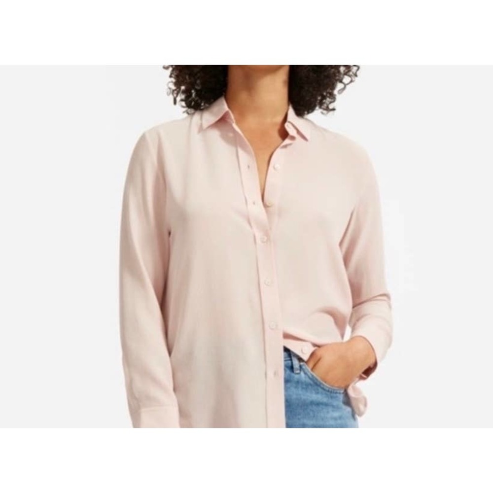 Everyday Silk Shirt - Light Pink